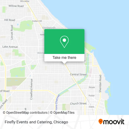 Firefly Events and Catering map