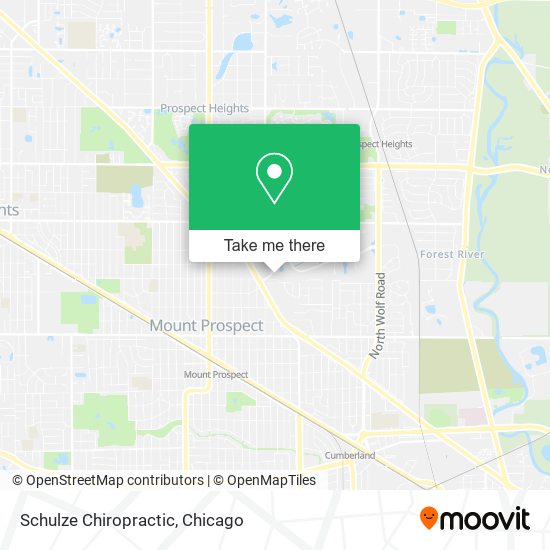 Schulze Chiropractic map