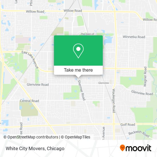 Mapa de White City Movers
