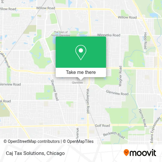 Caj Tax Solutions map