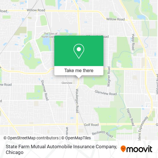 State Farm Mutual Automobile Insurance Company map