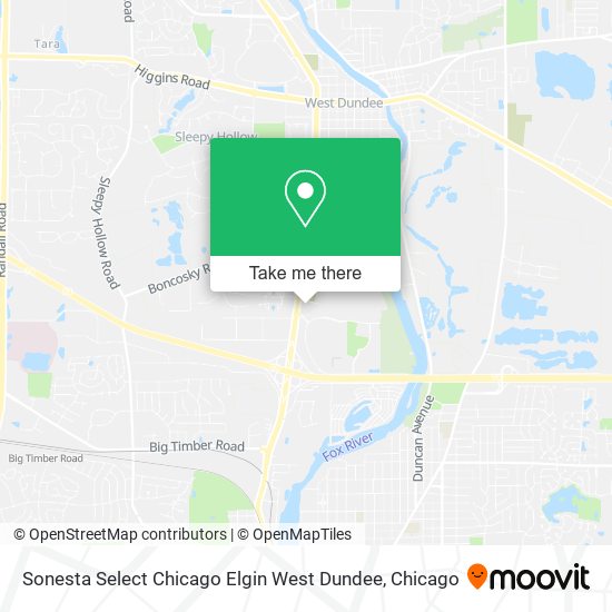 Mapa de Sonesta Select Chicago Elgin West Dundee