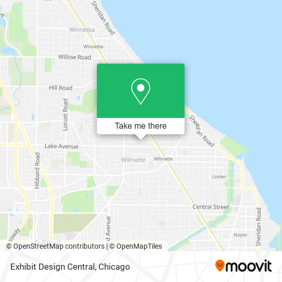 Exhibit Design Central map