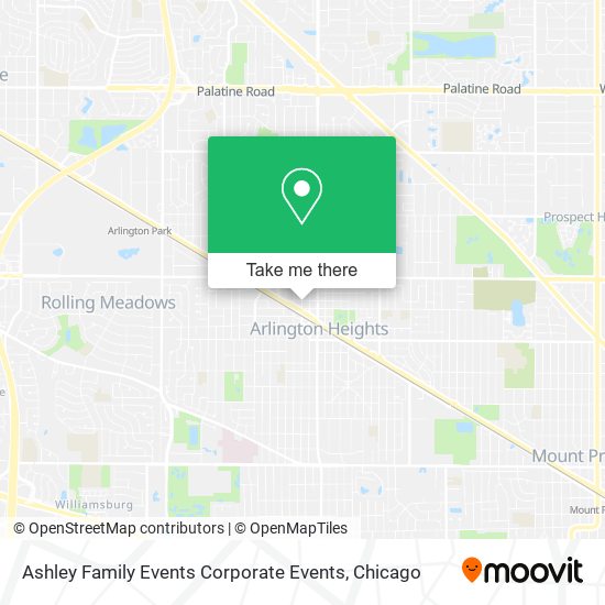 Mapa de Ashley Family Events Corporate Events