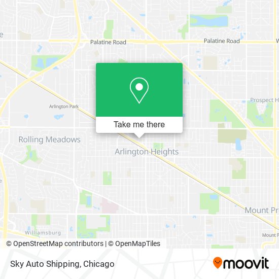 Sky Auto Shipping map