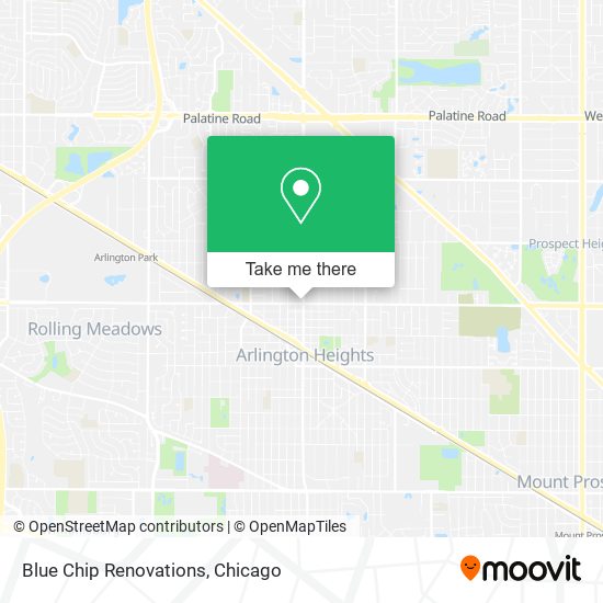 Blue Chip Renovations map