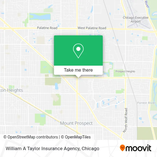 William A Taylor Insurance Agency map