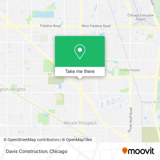 Davis Construction map