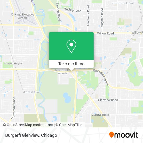 Burgerfi Glenview map