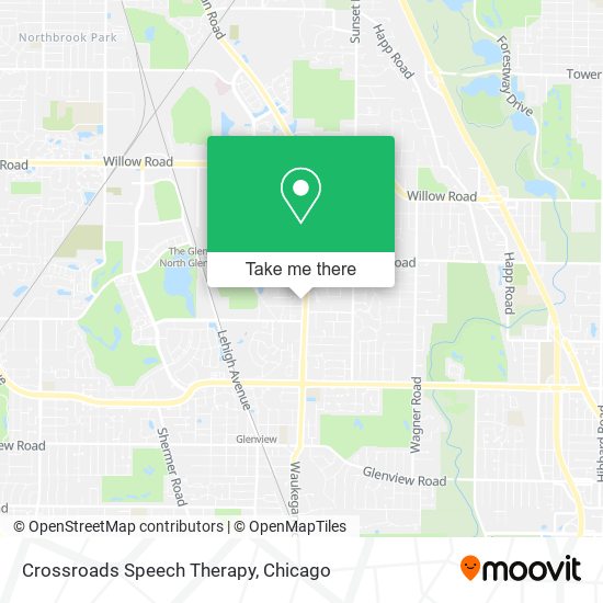 Crossroads Speech Therapy map