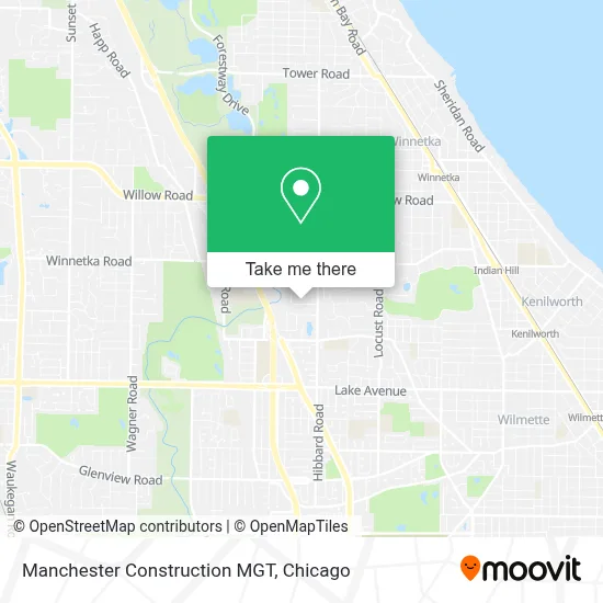Manchester Construction MGT map