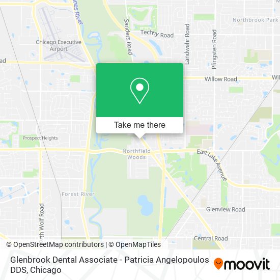 Glenbrook Dental Associate - Patricia Angelopoulos DDS map