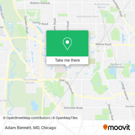 Adam Bennett, MD map