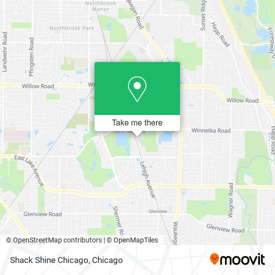 Mapa de Shack Shine Chicago