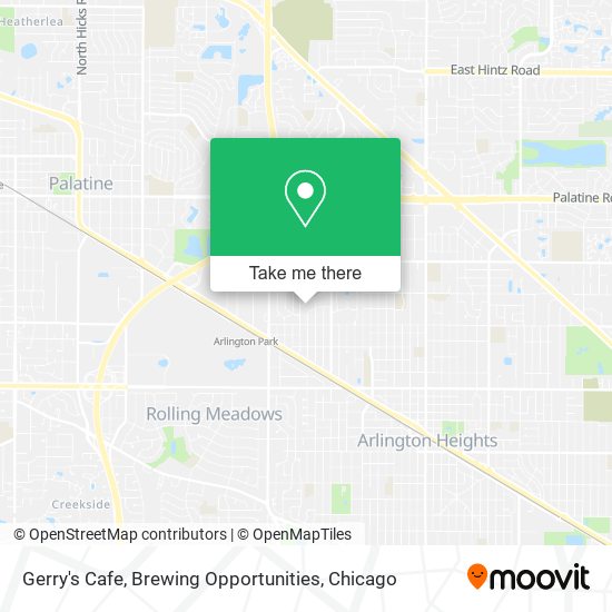 Mapa de Gerry's Cafe, Brewing Opportunities