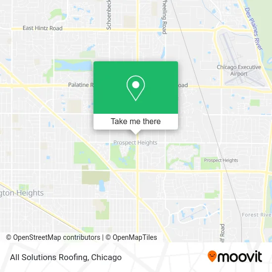 All Solutions Roofing map