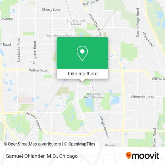 Samuel Ohlander, M.D. map