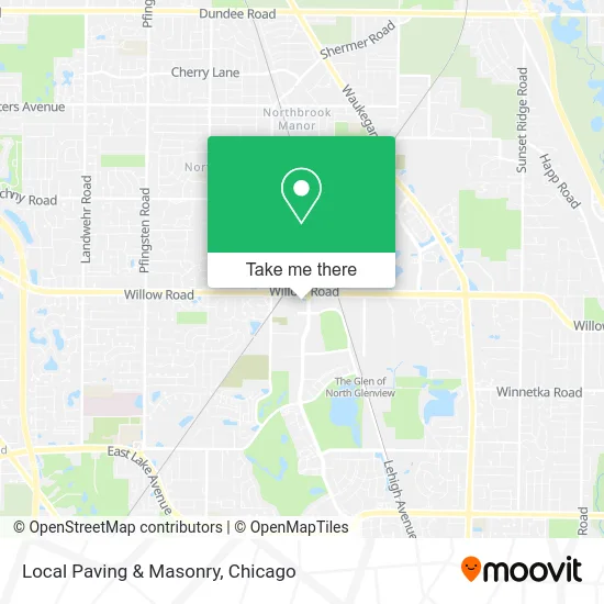 Local Paving & Masonry map