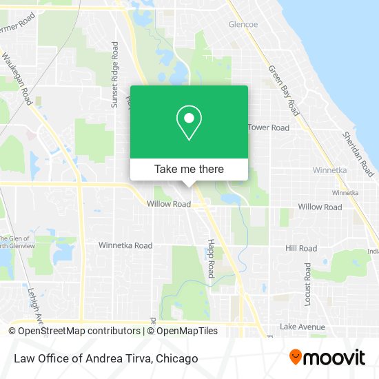 Mapa de Law Office of Andrea Tirva