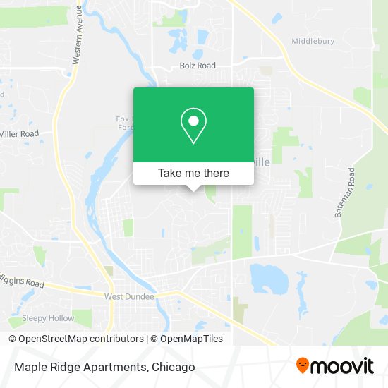 Maple Ridge Apartments map