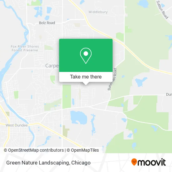 Green Nature Landscaping map