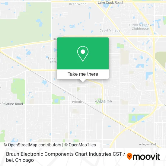 Braun Electronic Components Chart Industries CST / bei map