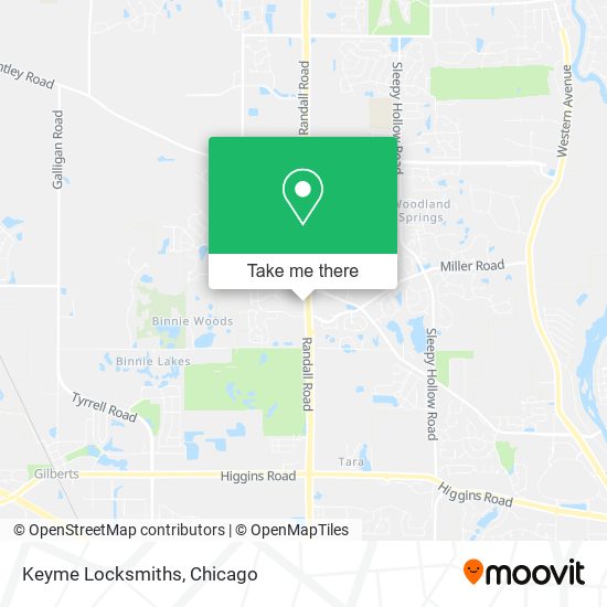 Keyme Locksmiths map