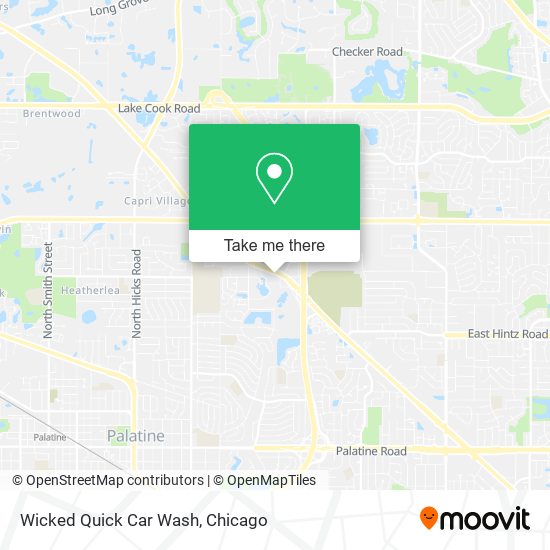 Wicked Quick Car Wash map