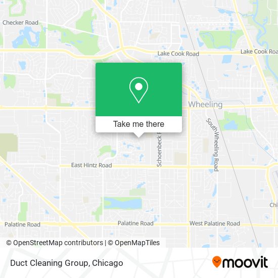 Duct Cleaning Group map