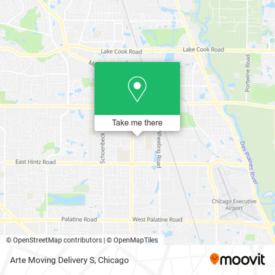 Arte Moving Delivery S map