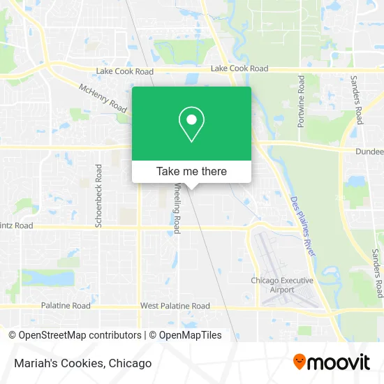 Mariah's Cookies map