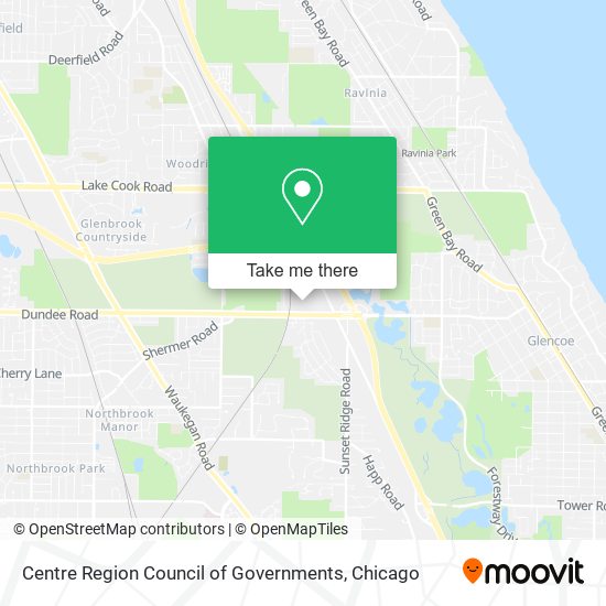Centre Region Council of Governments map