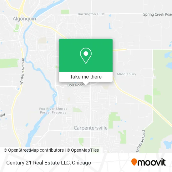 Century 21 Real Estate LLC map
