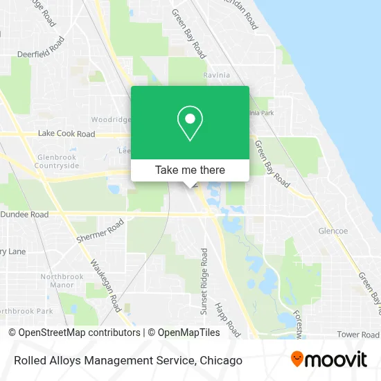 Rolled Alloys Management Service map