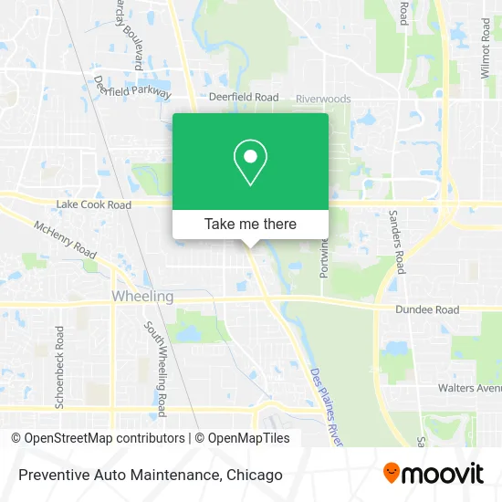 Preventive Auto Maintenance map