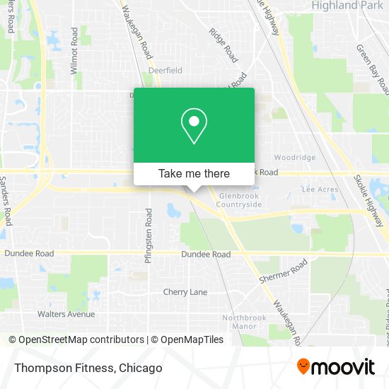 Thompson Fitness map