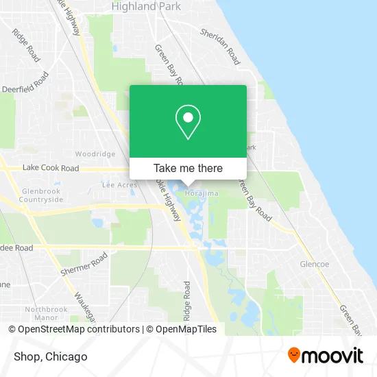 Shop map