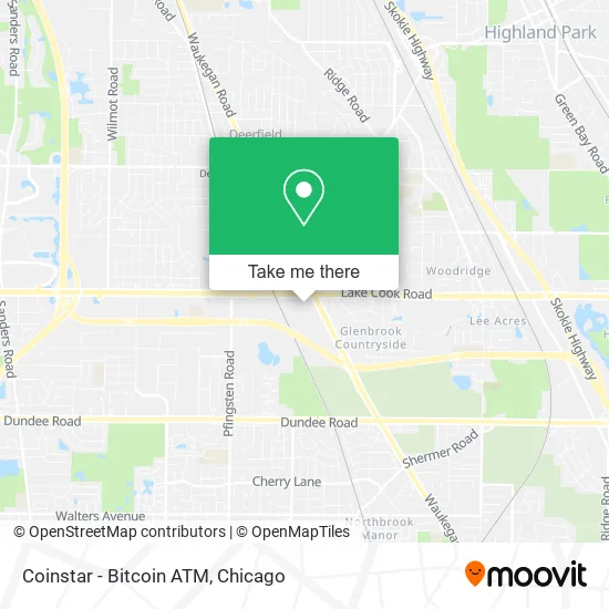 Coinstar - Bitcoin ATM map