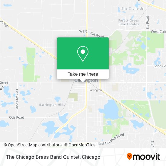 The Chicago Brass Band Quintet map