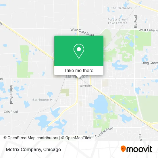 Metrix Company map
