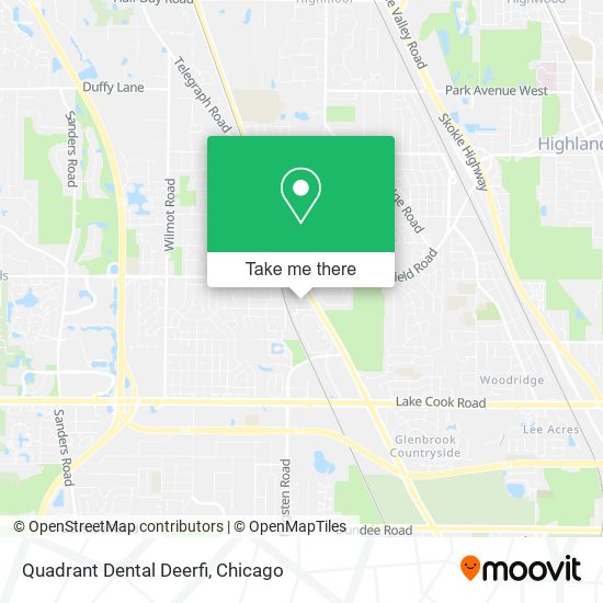 Quadrant Dental Deerfi map