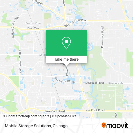 Mobile Storage Solutions map