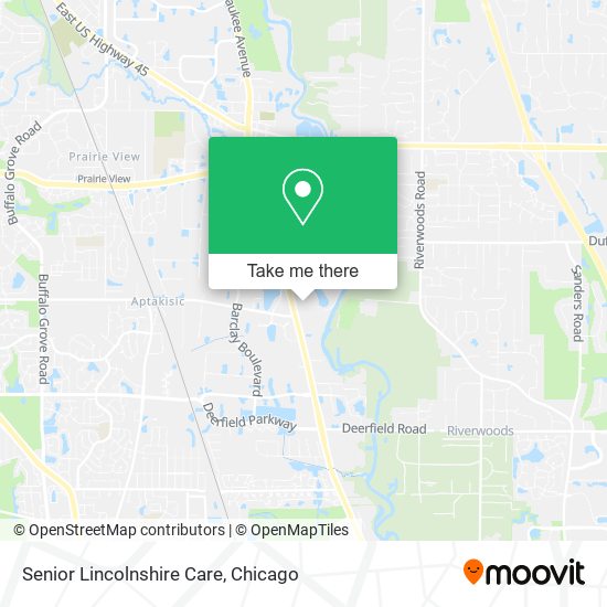 Senior Lincolnshire Care map