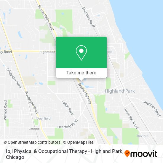 Ibji Physical & Occupational Therapy - Highland Park map