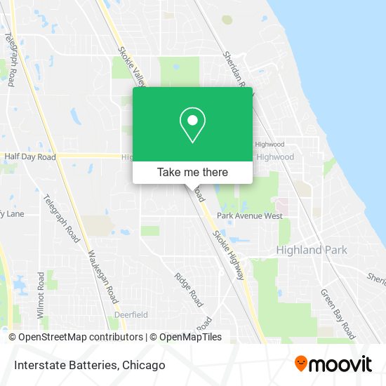 Interstate Batteries map