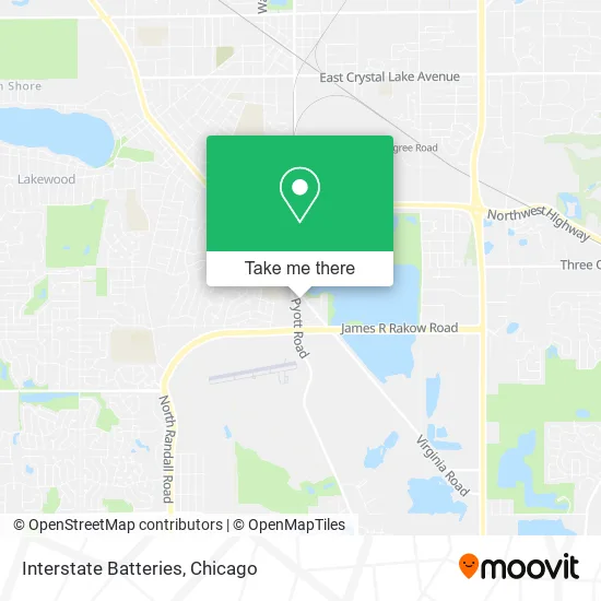 Interstate Batteries map