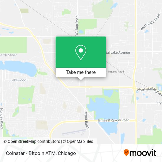 Mapa de Coinstar - Bitcoin ATM