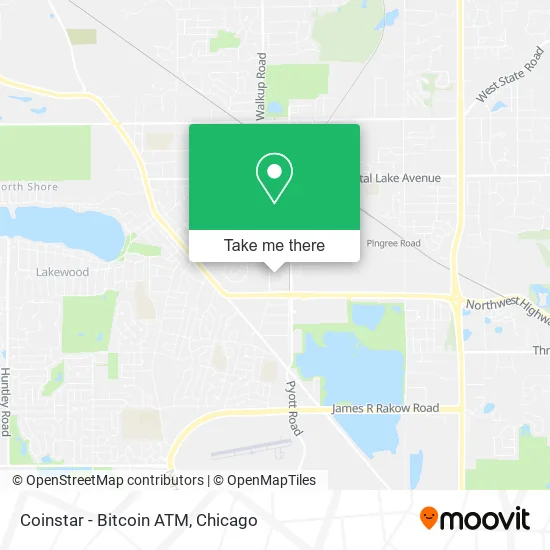 Mapa de Coinstar - Bitcoin ATM