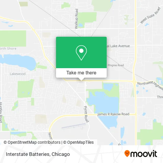 Mapa de Interstate Batteries