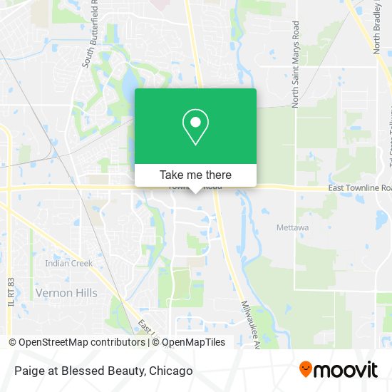 Paige at Blessed Beauty map